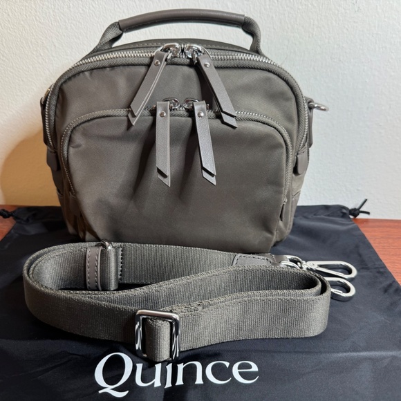 Quince Handbags - ❤️Like New! Quince Revive Nylon Camera Crossbody